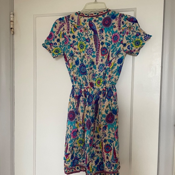TRADED-Topshop Boho Mini Lovebird Dress - Picture 6 of 6